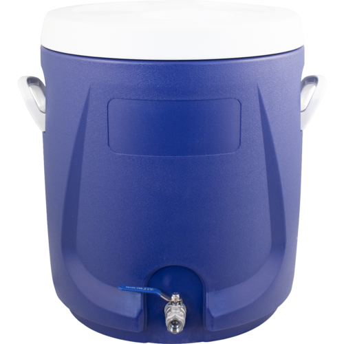 Mash Tun w/ False Bottom and Ball Valve - 14 Gallon Cooler