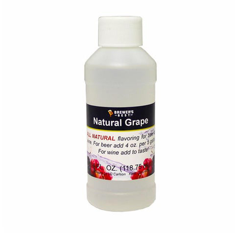 Grape All-Natural Fruit Flavoring Extract 4 oz