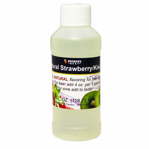 Strawberry/Kiwi All-Natural Fruit Flavoring Extract 4 oz
