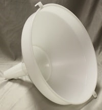 Funnel, 10", Nylon with Filtering Screen