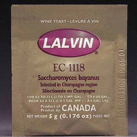 Lalvin EC-1118 Dry Wine Yeast