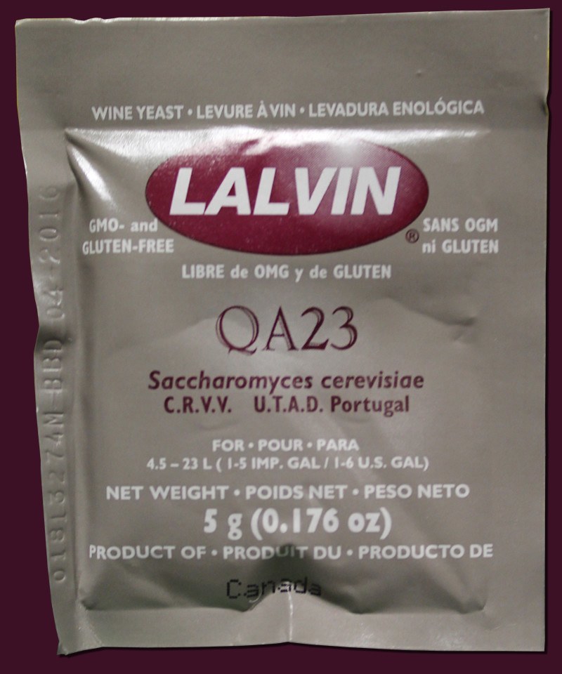Dry Wine Yeast - Lalvin QA23 Dry Yeast