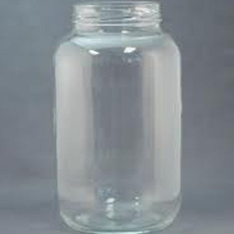 1 Gallon Clear Glass Jar - Wide Mouth with Lid