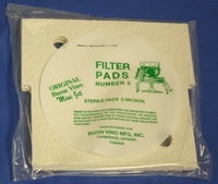 Filter Pads, #3 (.5 Micron, Super Sterile), for Buon Vino MiniJet Wine Filter (3 for Package)