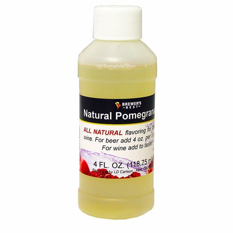 Pomegranate All-Natural Fruit Flavoring Extract 4 oz.