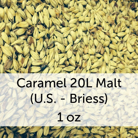 Caramel (Crystal) 20L Malt 1 oz (US - Briess)