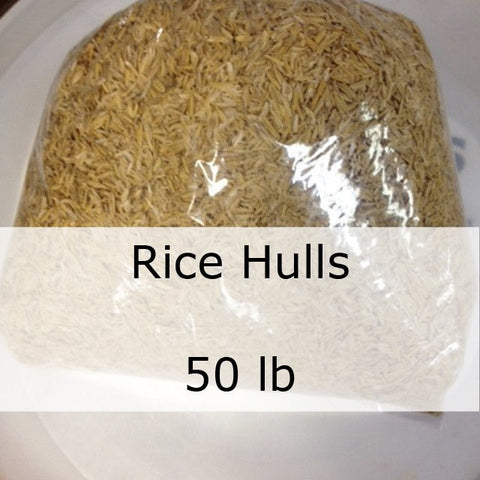 Rice Hulls 50 LB Sack