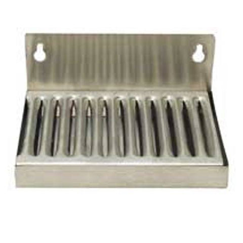 Drip Tray, Wall Mounted, 4" Long, Stainless Steel