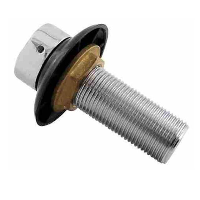 Keg And Draft Supplies - Shank - 3 1/8" Long With 3/16" Bore - Chrome Plated Brass