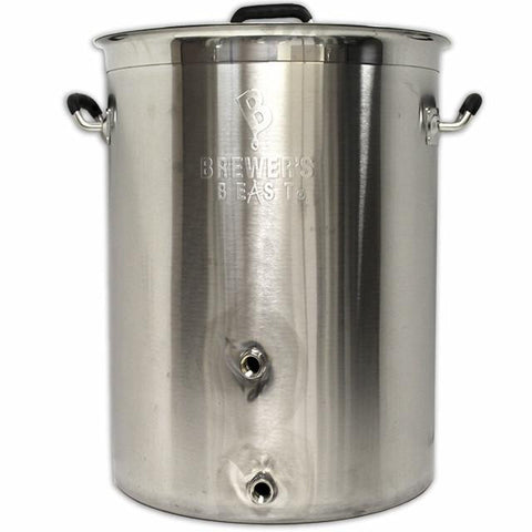 8 Gallon Stainless Steel Kettle w/ 2 Ports (Brewer's Best)