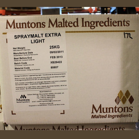 Extra Light Dry Malt Extract (DME) 55 LB (Muntons)