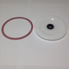 None - Reusable Wide Mouth Canning Lid W/ Ring And Rubber Grommet