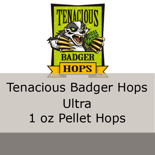 Ultra Pellet Hops 1 oz (Tenacious Badger Hops)