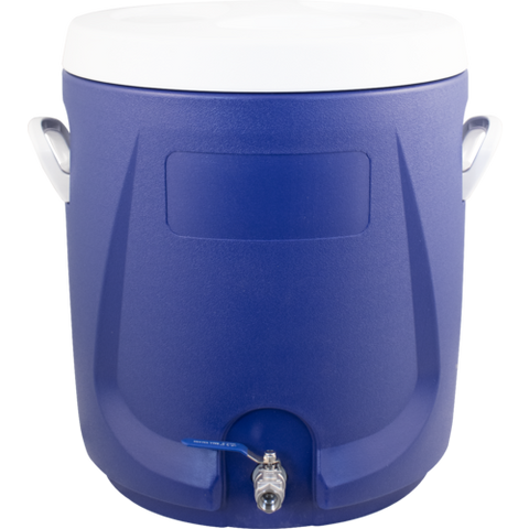 Mash Tun w/ False Bottom and Ball Valve - 14 Gallon Cooler