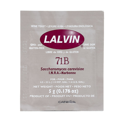 Lalvin 71B-1122 Dry Wine Yeast