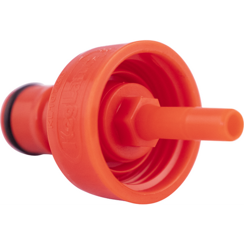 Carbonation Ball Lock Quick Disconnect (QD) Cap - Red Plastic