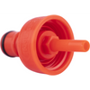 Carbonation Ball Lock Quick Disconnect (QD) Cap - Red Plastic