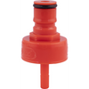 Carbonation Ball Lock Quick Disconnect (QD) Cap - Red Plastic