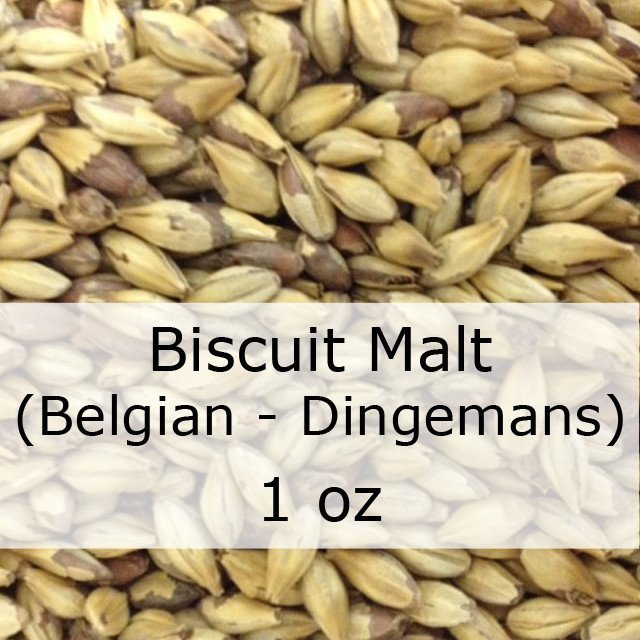 Grain - Biscuit Malt 1 Oz (Belgian - Dingemans)