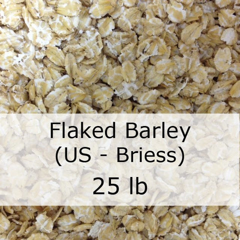 Grain - Flaked Barley 25 LB Sack (US - Briess)