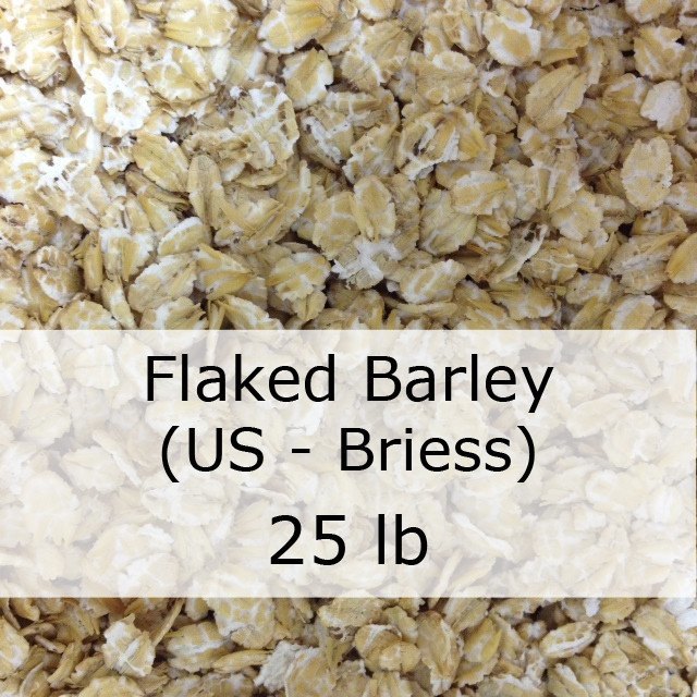 Grain - Flaked Barley 25 LB Sack (US - Briess)
