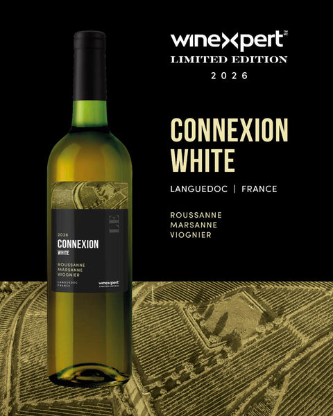 LE26 Connexion White, Viognier, Roussanne, Marsanne, France 14L Wine Kit - Jan 27 Preorder