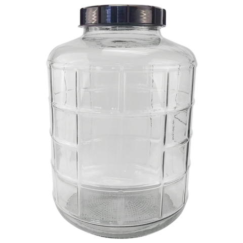 Farro Glass - Wide Mouth Glass Carboy - 9 L (2.3 Gal)