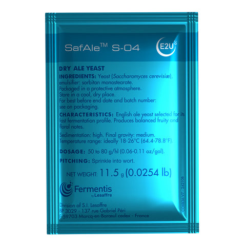 Safale S-04 Ale Dry Yeast