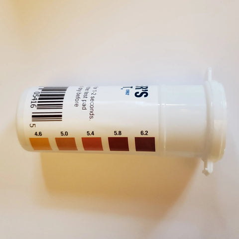 pH Strips Beer Range (4.6 - 6.2 pH), 100 Papers