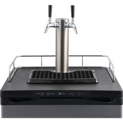KOMOS Double Tap Kegerator with Two Stainless Intertap Faucets