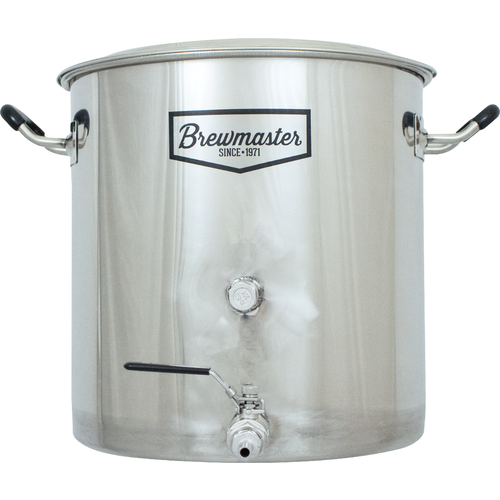 Brewmaster 8.5 Gallon Stainless Steel Kettle w/Spigot and Plug