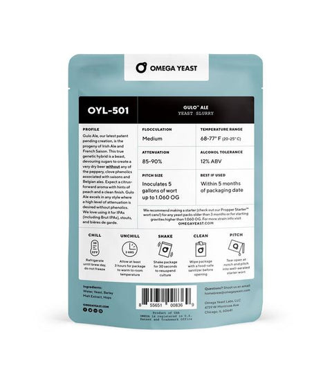 Omega Yeast OYL-501 Gulo Ale Liquid Yeast