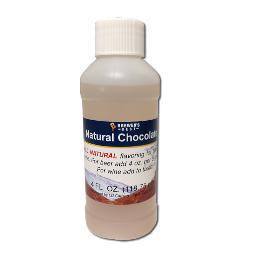 Additives And Clarifiers - Chocolate All-Natural Flavoring Extract 4 Oz