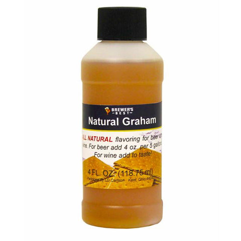Additives And Clarifiers - Graham Cracker All-Natural Flavoring Extract 4 Oz