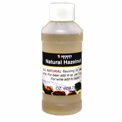 Additives And Clarifiers - Hazelnut All-Natural Flavoring Extract 4 Oz
