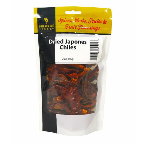 Additives And Clarifiers - Japones Chiles, Dried, 2 Oz (Brewer's Best)