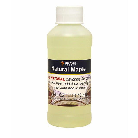 Additives And Clarifiers - Maple All-Natural Flavoring Extract 4 Oz