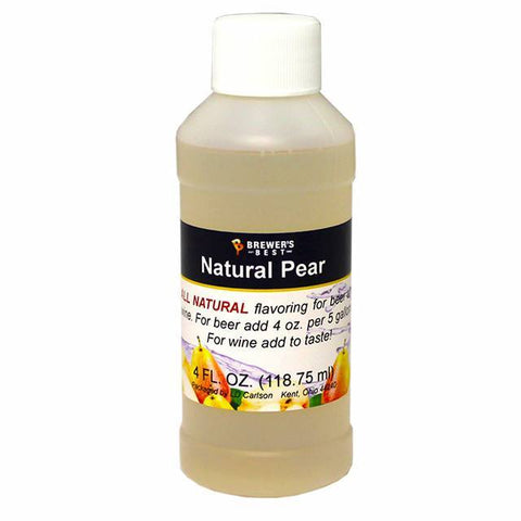 Pear All-Natural Fruit Flavoring Extract 4 oz