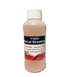 Additives And Clarifiers - Strawberry All-Natural Fruit Flavoring Extract 4 Oz