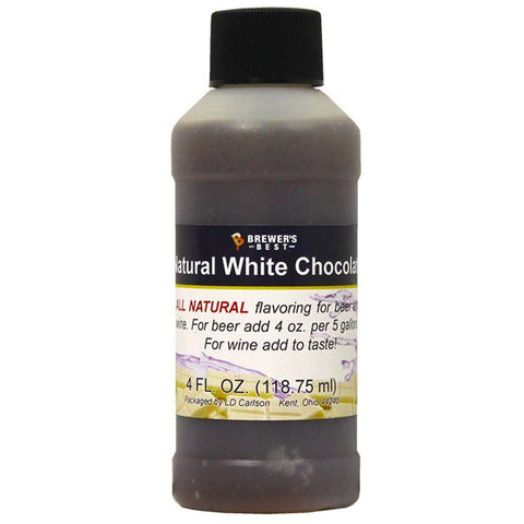 Additives And Clarifiers - White Chocolate All-Natural Flavoring Extract 4 Oz