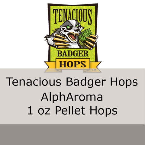 AlphAroma Pellet Hops 1 oz (Tenacious Badger Hops)