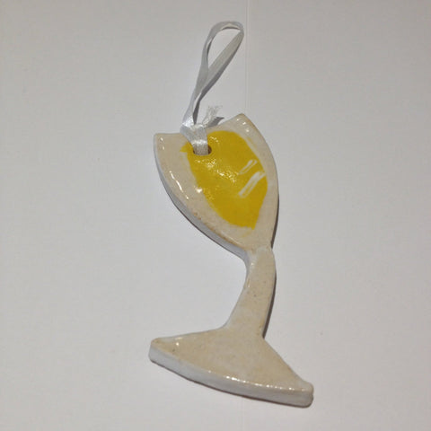 Assorted Gifts - Pottery Beer And Wine Ornament