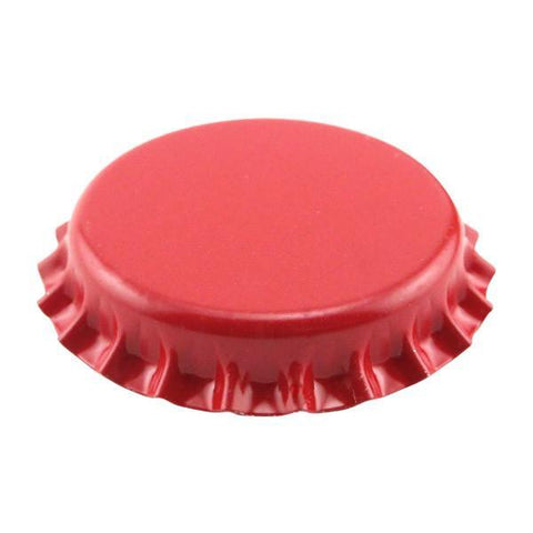 Bottle Caps And Cappers - Crown Caps With Oxy-Liner, Red, ~150 Count