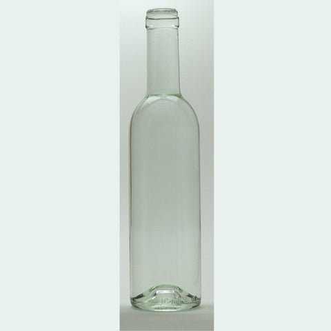 Bottles - 375mL Clear Semi-Bordeaux Bottles, Mid-Punt, 6-Pack
