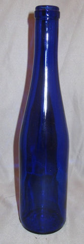 375mL Cobalt Blue Stretch Hock Bottles, 24/Case