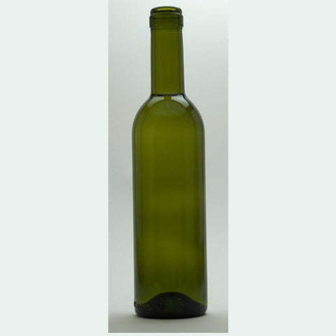 375mL Antique Green Semi-Bordeaux Bottles, 12/Case