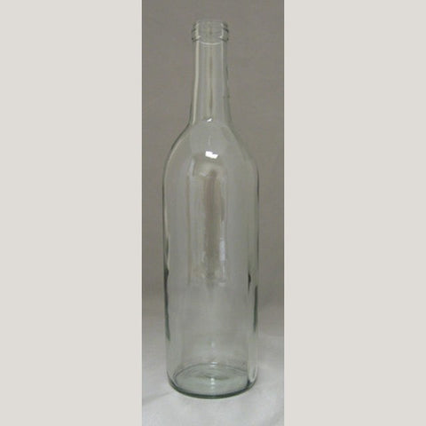 Bottles - 750mL Clear Bordeaux Bottles, 12/Case