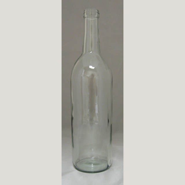 Bottles - 750mL Clear Bordeaux Bottles, 12/Case