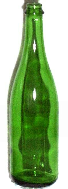 Bottles - 750mL Green Champagne Wine Bottles, 12/Case