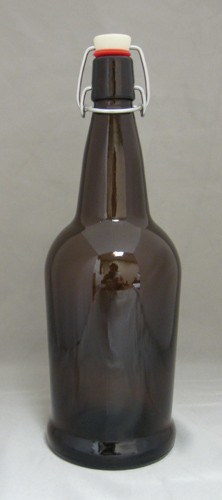 Flip Top Amber 16 oz Single Bottle (Formerly EZ Cap) – Wine and Hop Shop